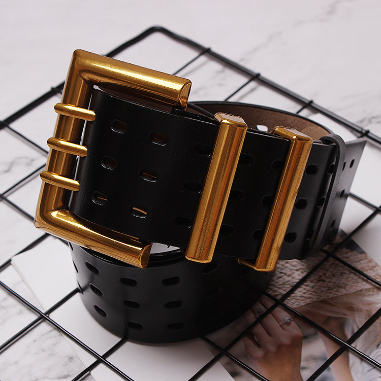 Vintage Double-Buckle Wide Belt product image 7
