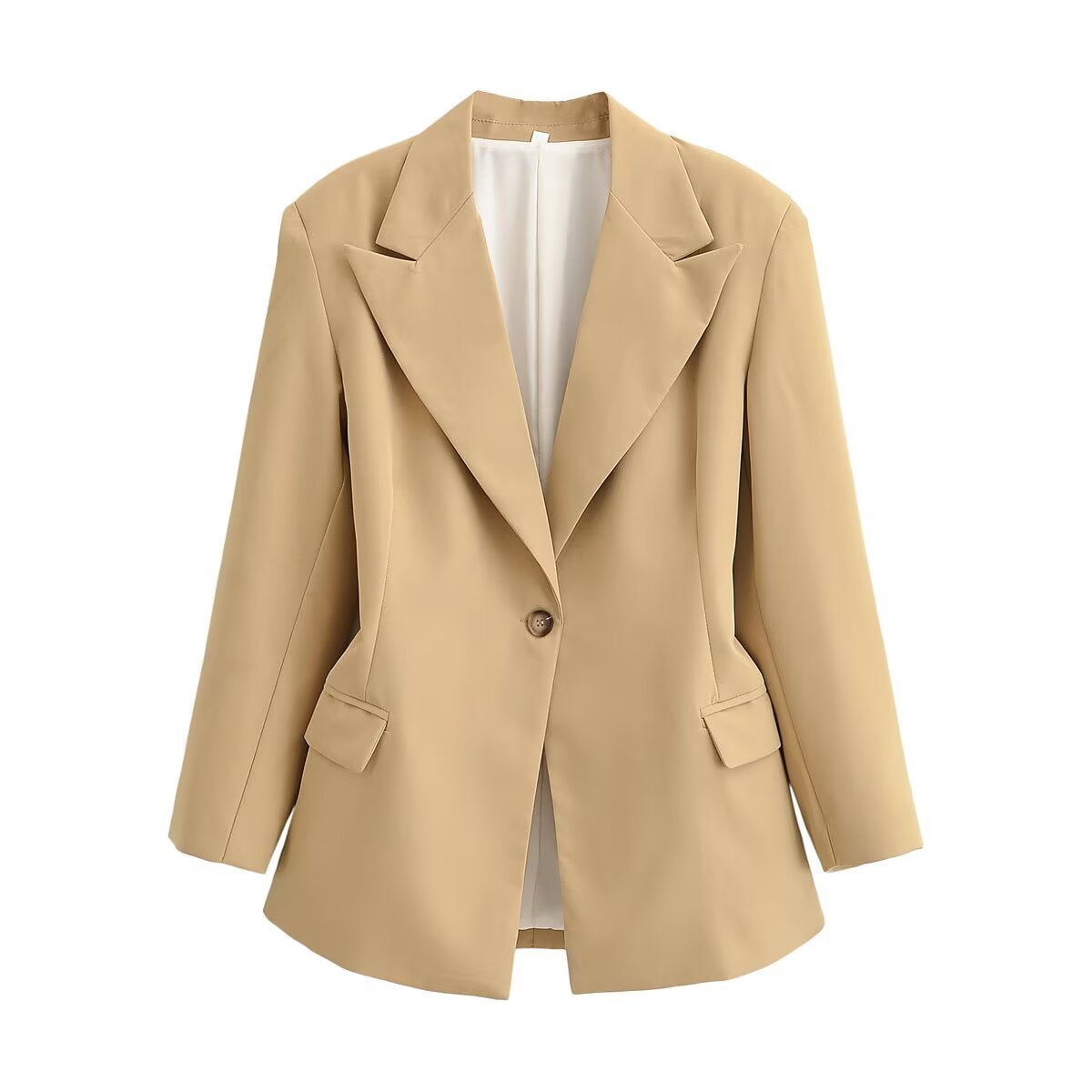 Veste élégante cintrée à revers