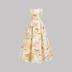 Printed Sleeveless Maxi Dress