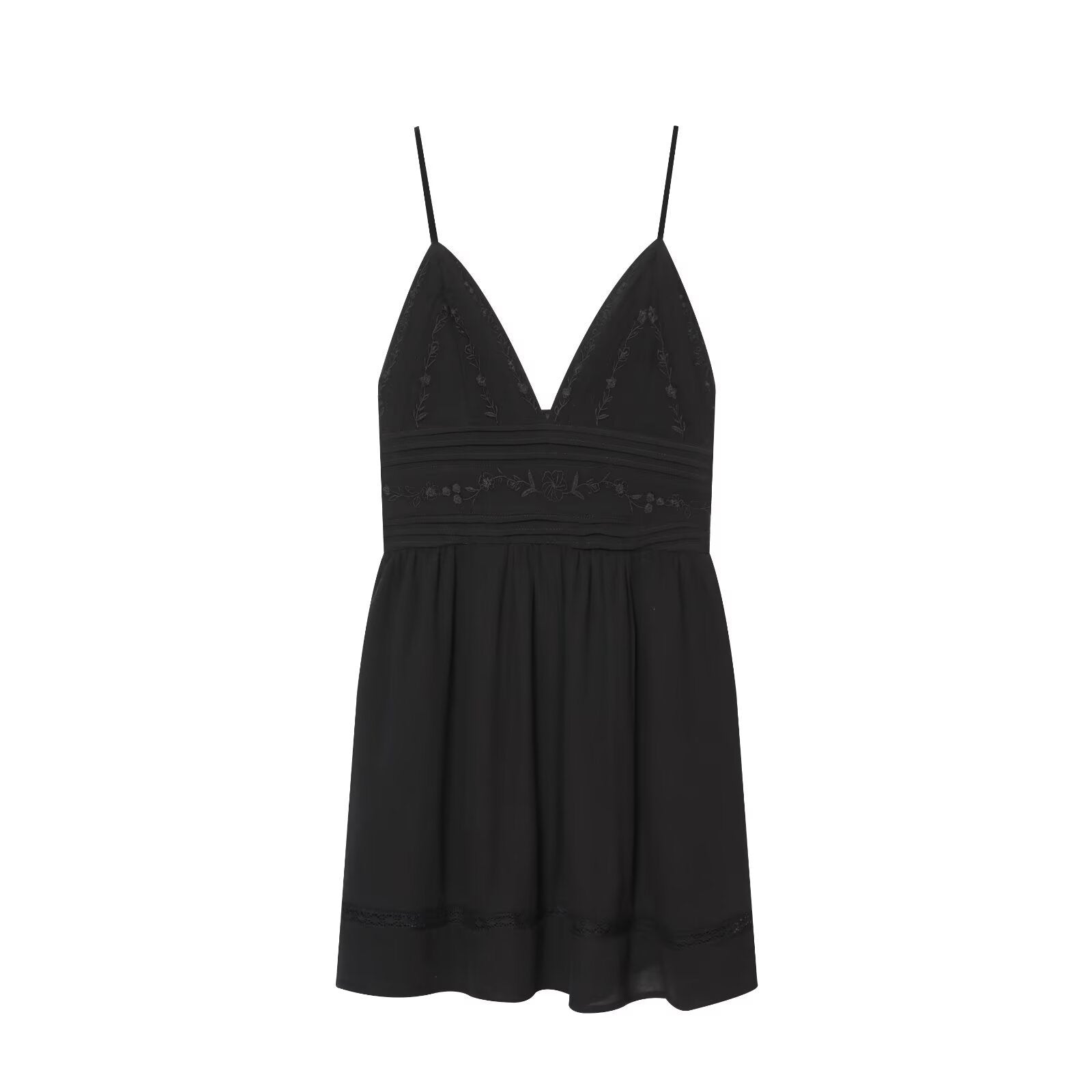 Embroidered Camisole Mini Dress