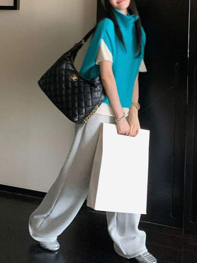 Pull tricoté en fourrure de raton laveur ultra-luxe, confortable et doux pour la peau