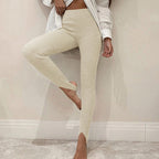 Slim-Fit High-Waist Yoga Leggings