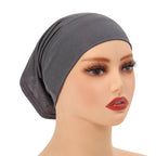 Casquette unie en soie et coton avec doublure, chapeau simple à large bord pour femme