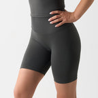Seamless Tummy-Control Yoga Shorts