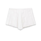 High-Waist Pleated Casual Shorts