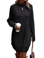 Cutout High-Neck Knit Dress — product image 4
