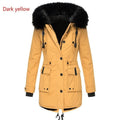Faux-Fur Trim Parka Jacket