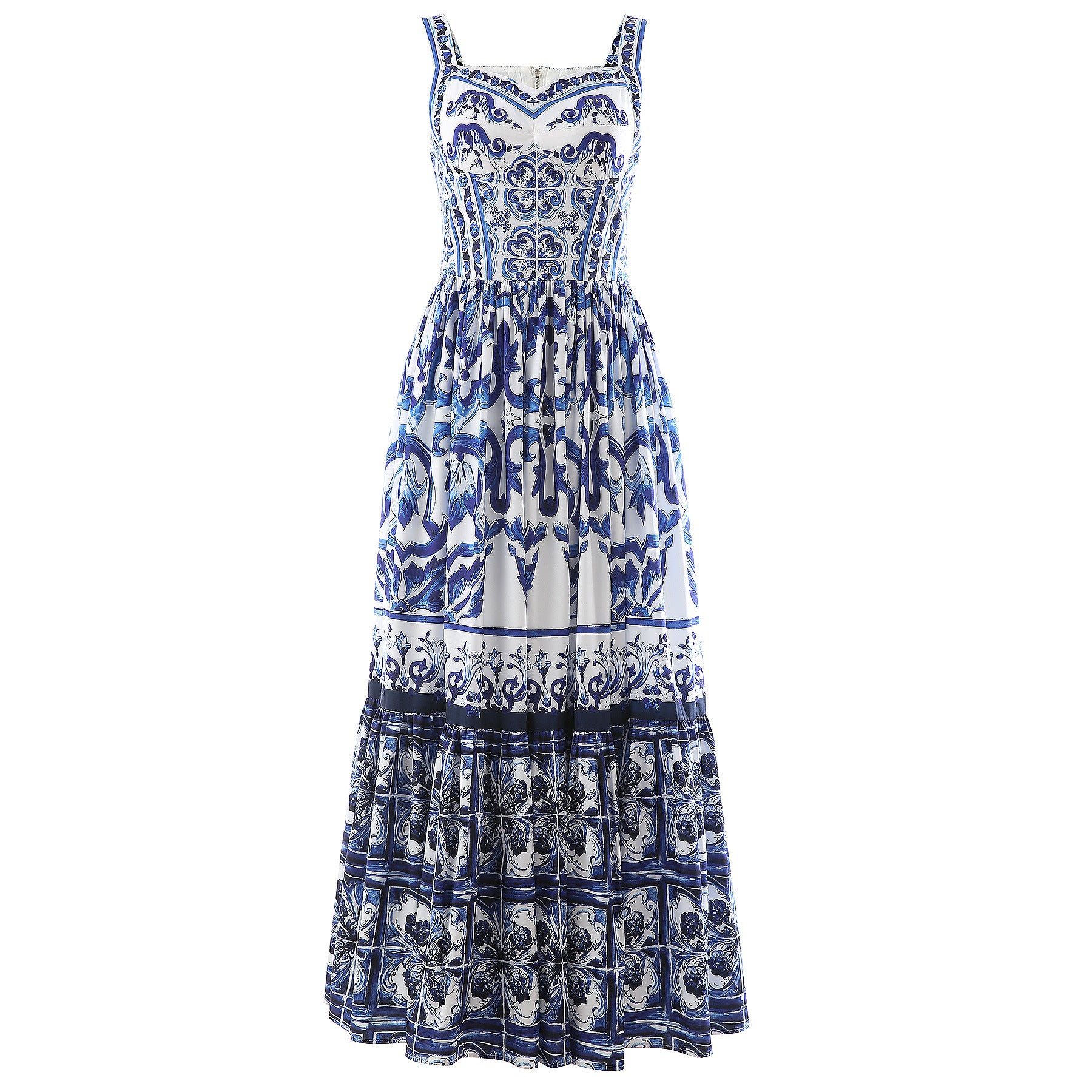 Robe longue sans manches