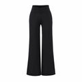 Pantalon de yoga décontracté évasé pour femme, taille mi-haute, extensible et toucher frais