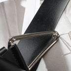 Asymmetric wide waist belt full view