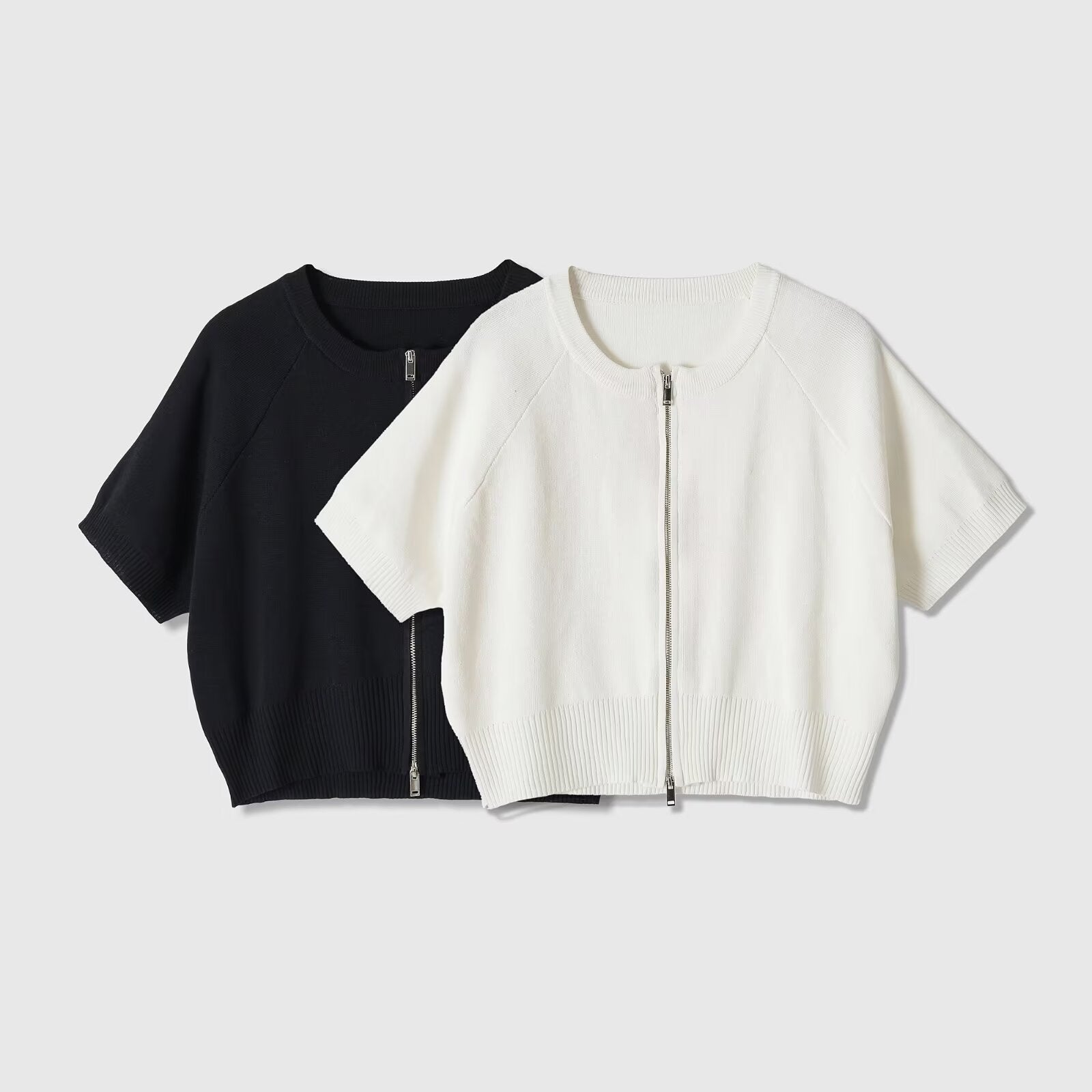 Casual Crew-Neck Knit Top