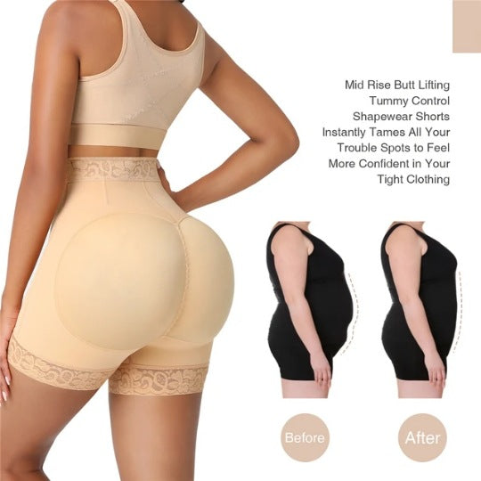 Style Fermeture éclair Bouton-pression Remonte-fesses Amincissant Contrôle du ventre Remonte-fesses
