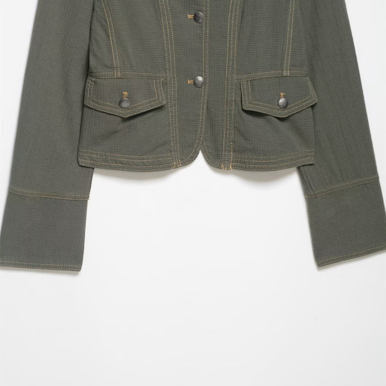 Trimmed Cropped Street Jacket