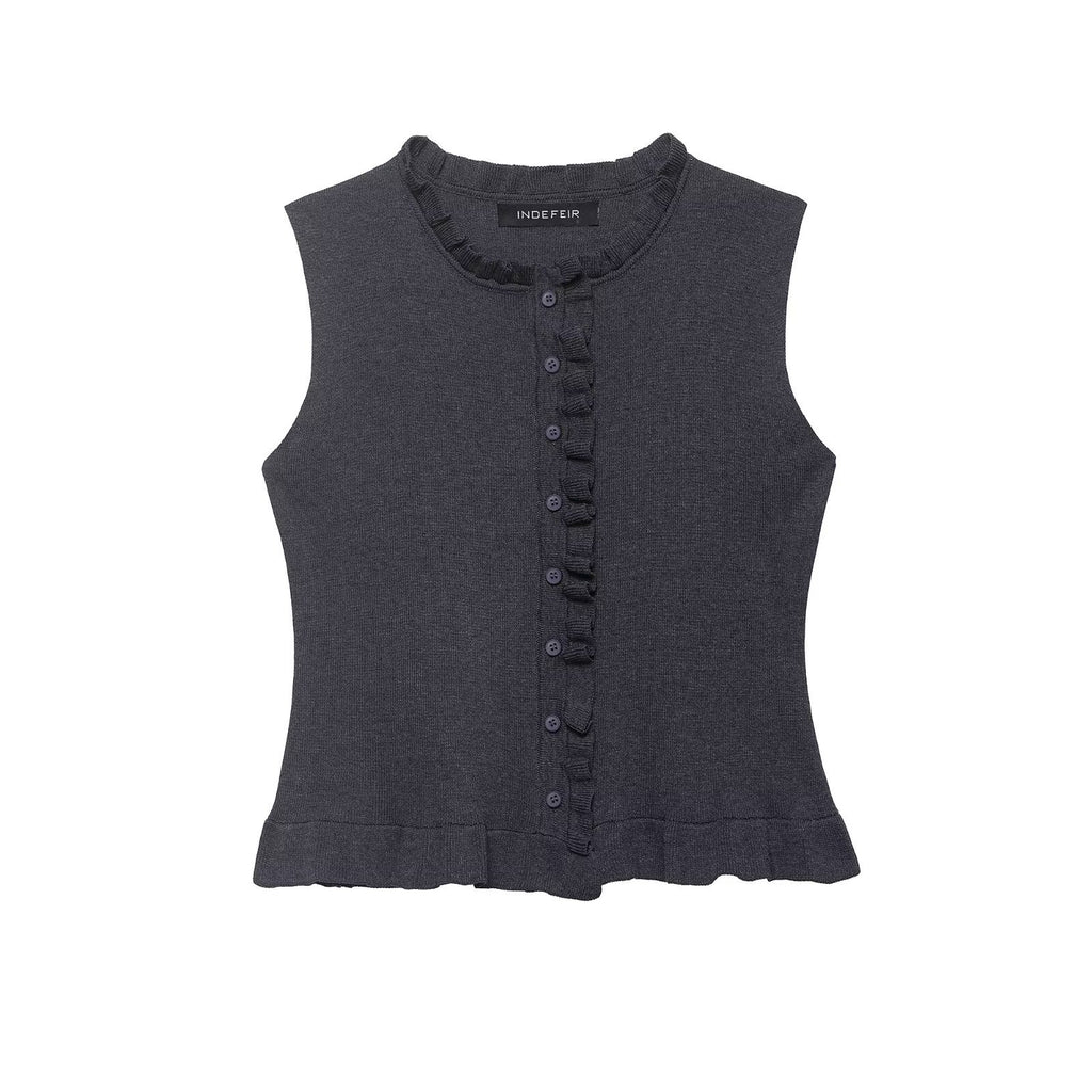 Ruched Soft Sleeveless Top