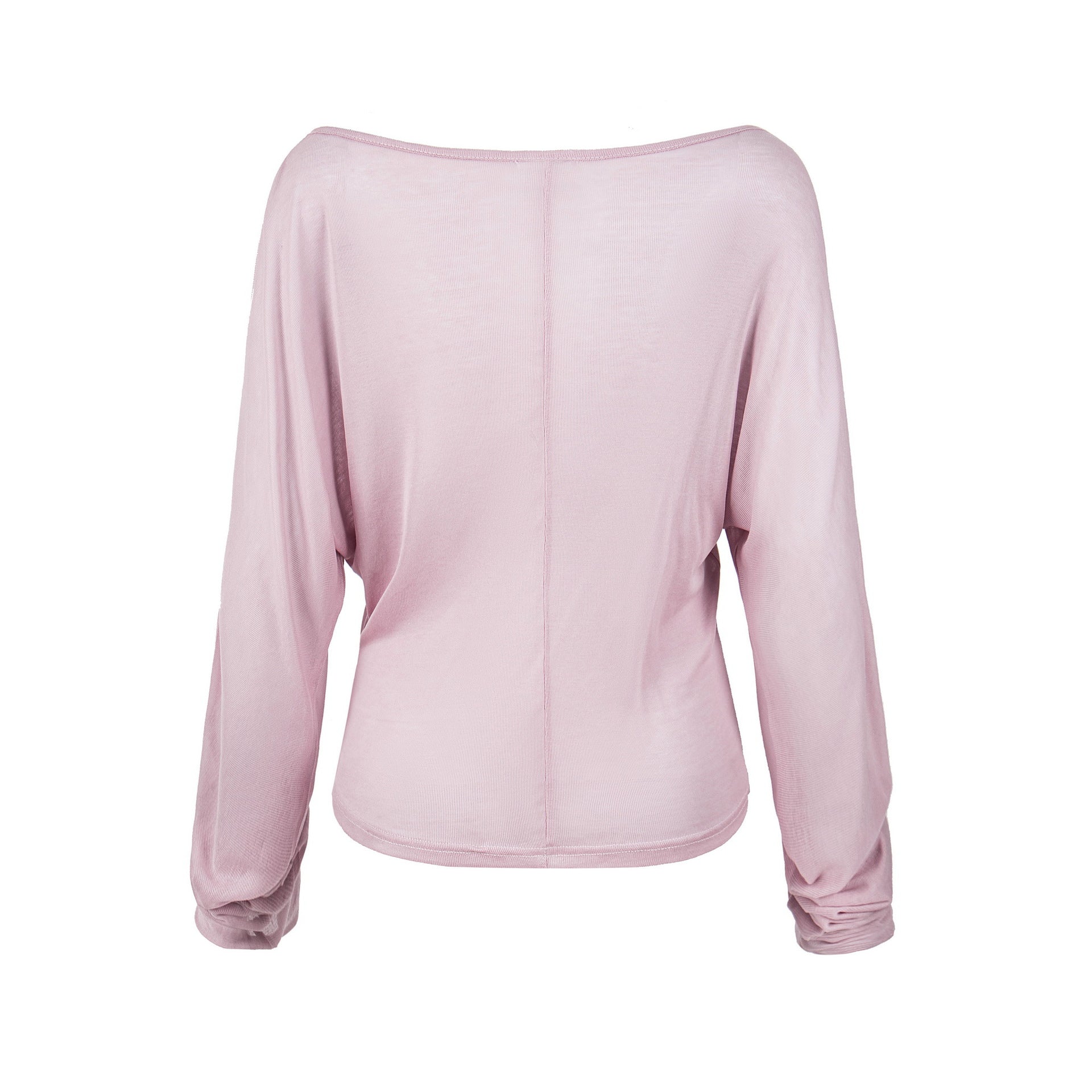 Haut semi-transparent à manches chauve-souris, ample, amincissant, avec taille cintrée, chemise de protection solaire pour tenues de trajet.