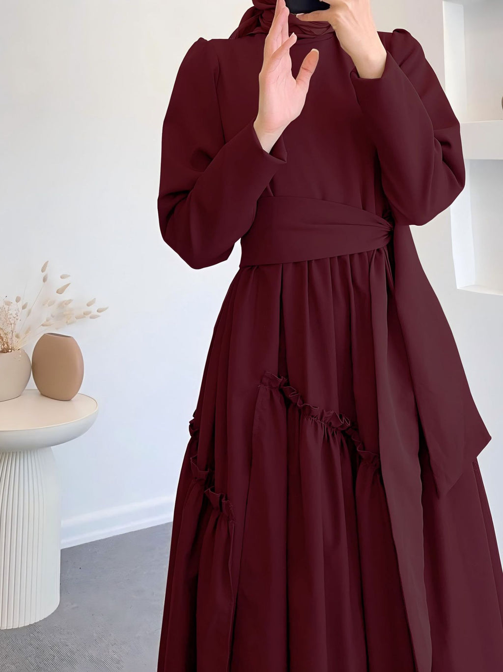 High-Waist Flowing Maxi Dress — product image 2