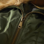 Cropped Hooded Puffer Jacket