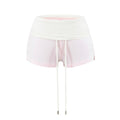 Foldover-Waist Low-Rise Shorts