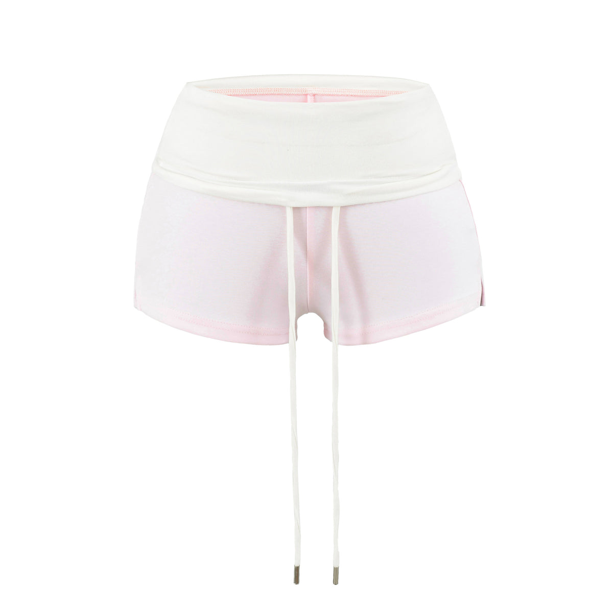 Foldover-Waist Low-Rise Shorts