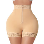 Panties gainantes post-partum taille haute, lacées, pour affiner la taille et remonter les hanches