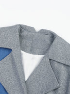Colour-Block Oversized Parka Coat - view 4