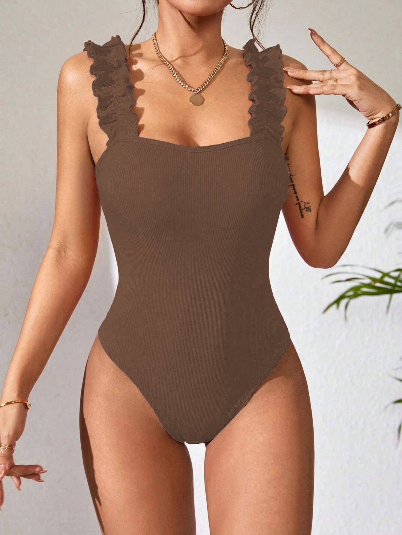 Strapless Knit Bodysuit