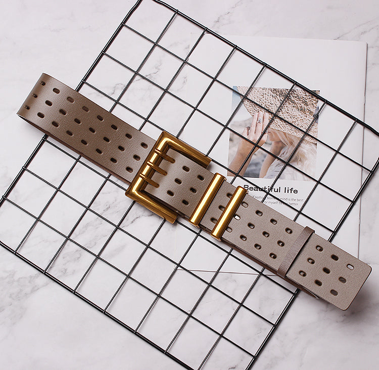 Vintage Double-Buckle Wide Belt product image 17
