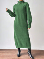 High-Neck Knit Maxi Dress — product image 8