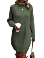 Cutout High-Neck Knit Dress — product image 7
