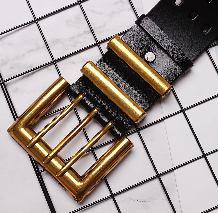 Vintage Double-Buckle Wide Belt product image 12