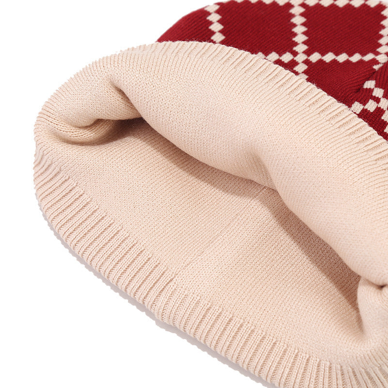 Knitted Winter Hat, Scarf & Gloves Set