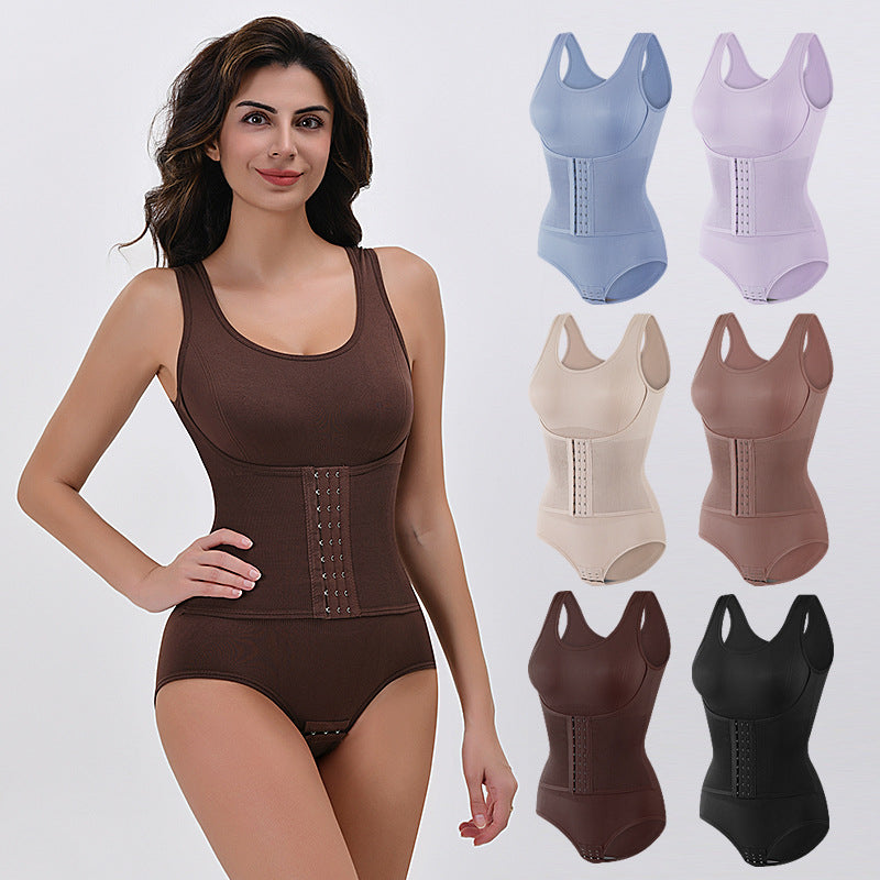 Front-Closure Full-Body Shaping Bodysuit