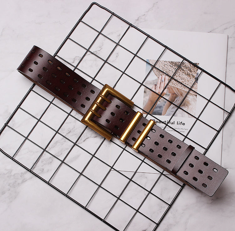 Vintage Double-Buckle Wide Belt product image 21
