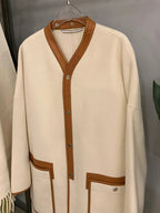 Double-Faced Cashmere-Blend Midi Overcoat - view 4