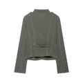 Trimmed Cropped Street Jacket