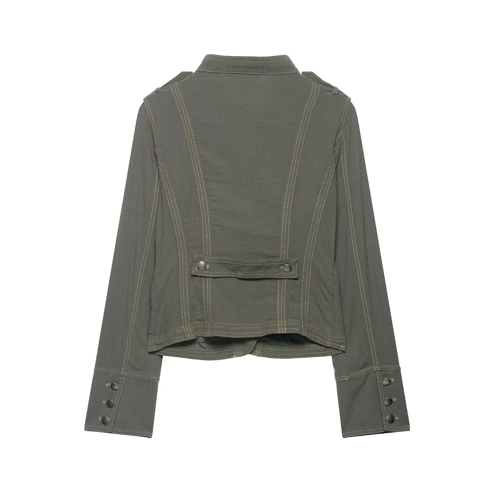 Trimmed Cropped Street Jacket