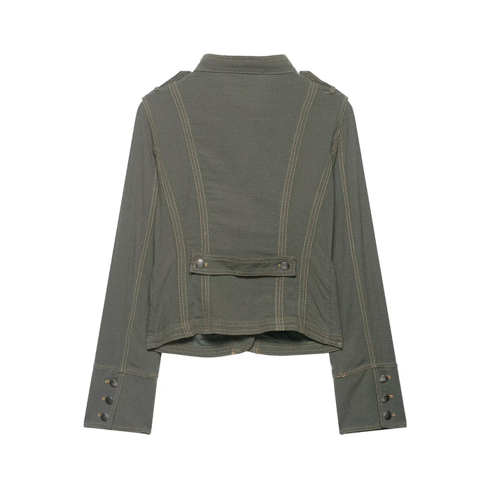 Trimmed Cropped Street Jacket
