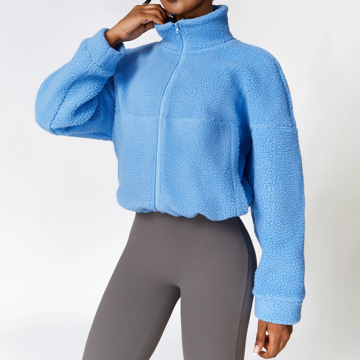 Zip-Through Sherpa Fleece Jacket - view 3