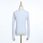Slim-Fit V-Neck Knit Cardigan