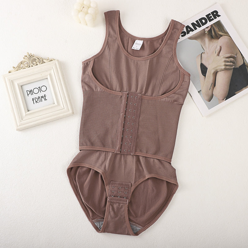 Front-Closure Full-Body Shaping Bodysuit