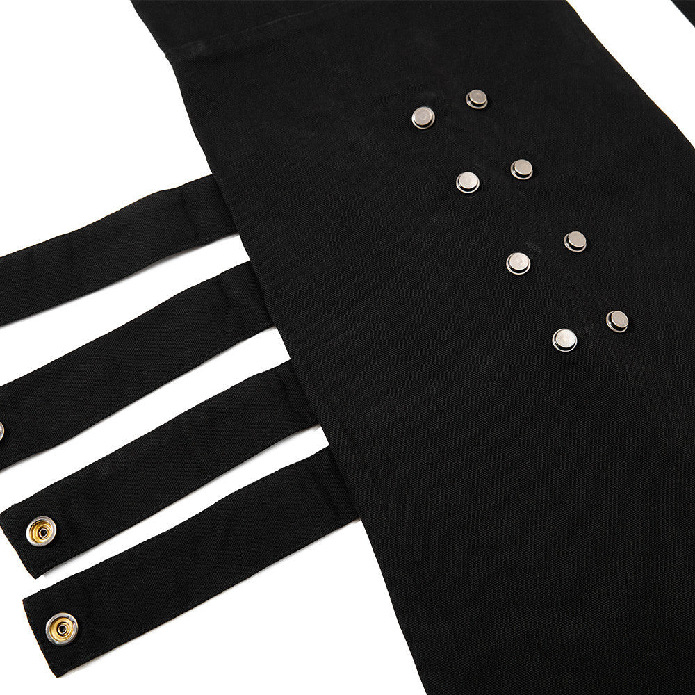 Asymmetric Button-Front Trousers
