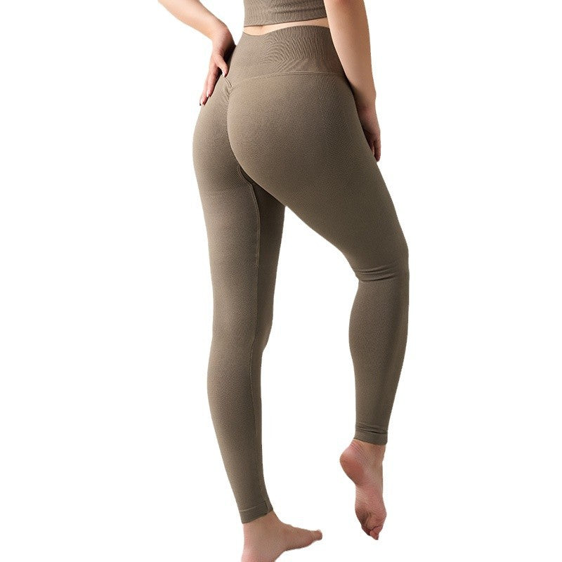 Pantalones largos de alta elasticidad para mujer, pantalones de fitness que levantan glúteos