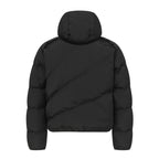 Asymmetric-Zip Puffer Jacket