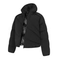 Asymmetric-Zip Puffer Jacket