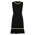 Robe sans manches cintrée à la taille