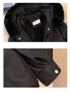 Faux-Fur Trim Hooded Puffer Jacket product image 4