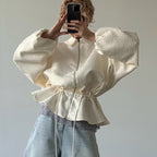 Cropped Waist-Length Jacket