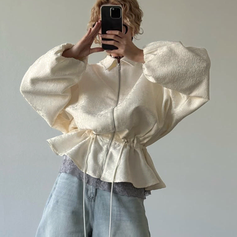 Cropped Waist-Length Jacket