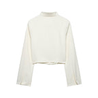 Cropped Long-Sleeve Blazer