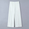 Jacquard Straight-Leg Trousers